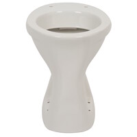 Toiletpot Plieger Brussel Vlakspoel Zonder Bril Wit