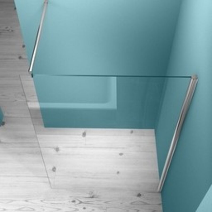 Wiesbaden Eco Douchewand Met Muurprofiel 8MM Nano (Alle Maten) X 200CM