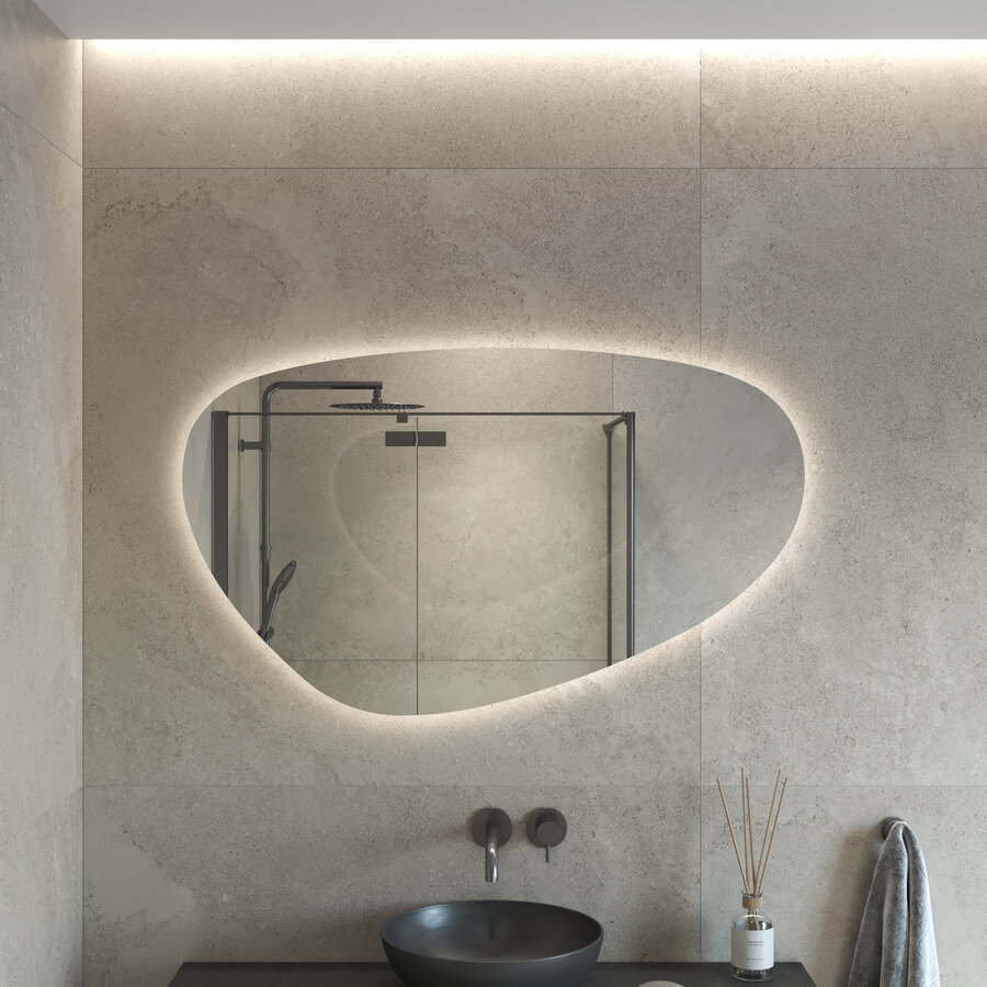 Spiegel BWS Archa Organisch LED Verlichting (ALLE MATEN)