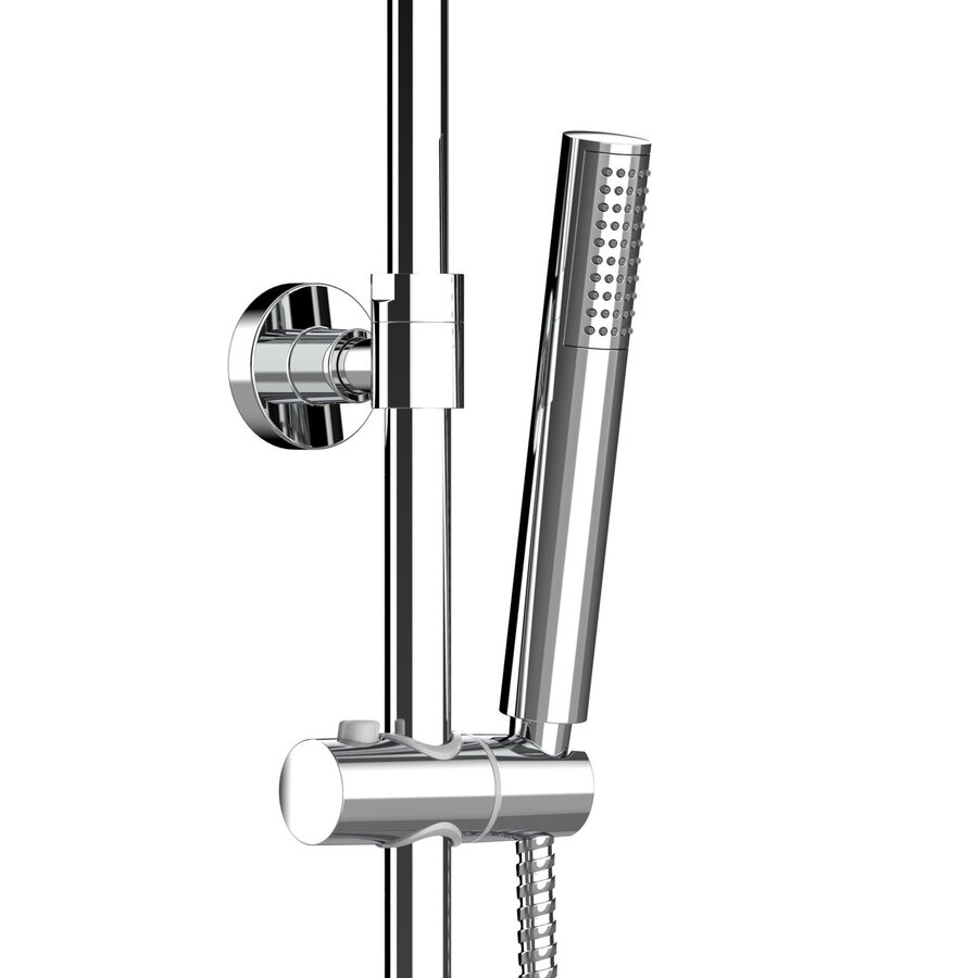Opbouw Regendouche Set Boss & Wessing Rondo Thermostatisch Hoofddouche 20 cm Rond Chroom