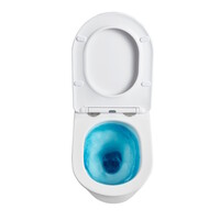 Wandcloset Sanilux Turbo Flush Standaard 36,5x52x35,5 cm Met Softclose Zitting Wit