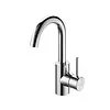 OUTLET Wastafelmengkraan Hotbath Buddy Draaibare Uitloop 1-hendel Gebogen 27.5 cm Chroom