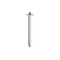 OUTLET Luxe plafonduitloop vierkant plafondbevevestiging 30cm chroom