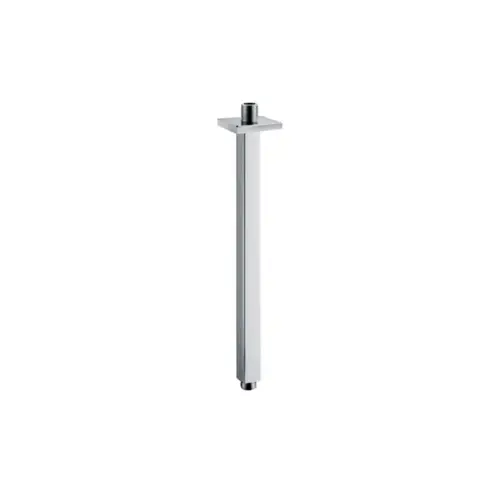 OUTLET Luxe plafonduitloop vierkant plafondbevevestiging 30cm chroom 