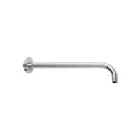 OUTLET Standaard muuruitloop rond muurbevestiging 45cm chroom