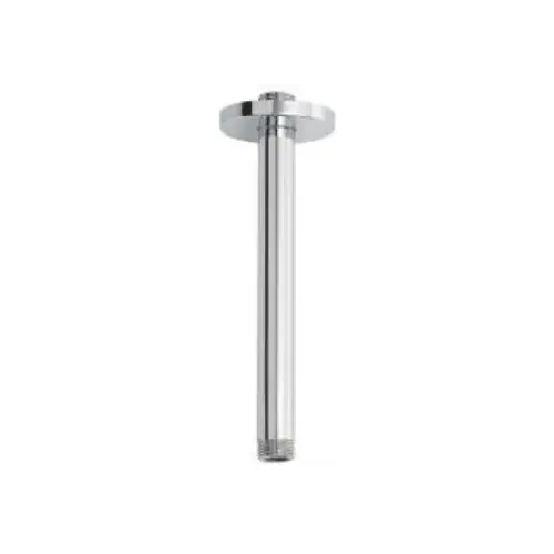 OULTET Luxe plafonduitloop rond plafondbevestiging 30cm chroom 