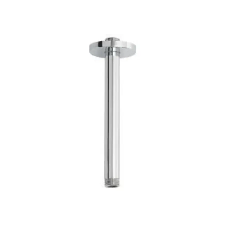 OUTLET Luxe plafonduitloop rond plafondbevestiging 30cm chroom