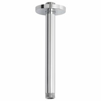 OUTLET Luxe plafonduitloop rond plafondbevestiging 20cm chroom
