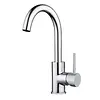 Wiesbaden OUTLET Wastafelkraan Wiesbaden Ribbd Opbouw Met Draaibare Uitloop Chroom