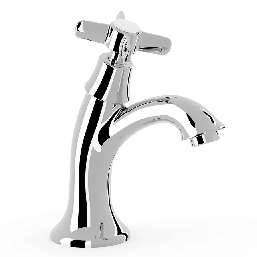 OUTLET Wastafelkraan Tres Clasic 1 waterleiding of voormengsysteem Chroom