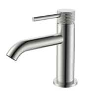 OUTLET Fonteinkraan Wiesbaden Ribbd 1/2" Geborsteld Staal