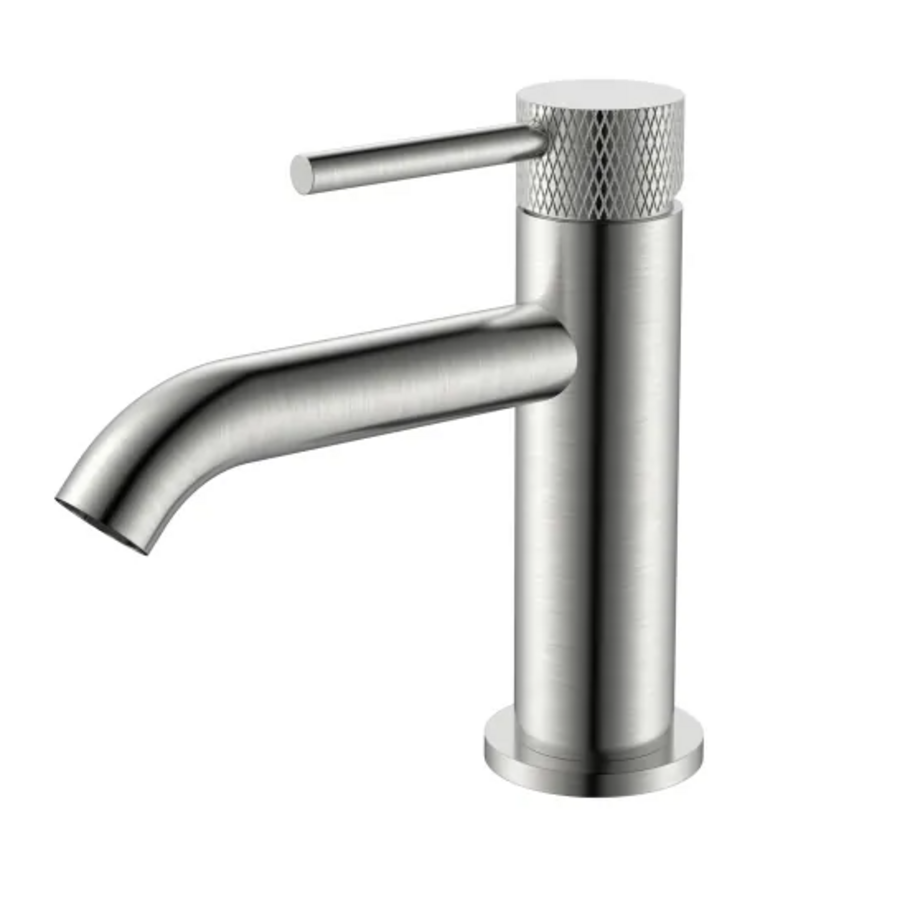 OUTLET Fonteinkraan Wiesbaden Ribbd 1/2" Geborsteld Staal