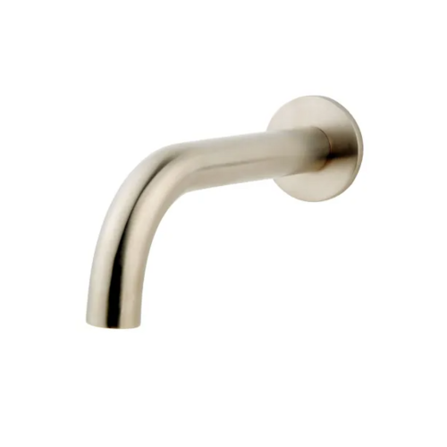 OUTLET Inbouw-baduitloop rond 20cm 1/2" geb.staal 
