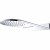 Wiesbaden OUTLET Luxe wand-hoofddouche 25x60 waterval chroom met afronding