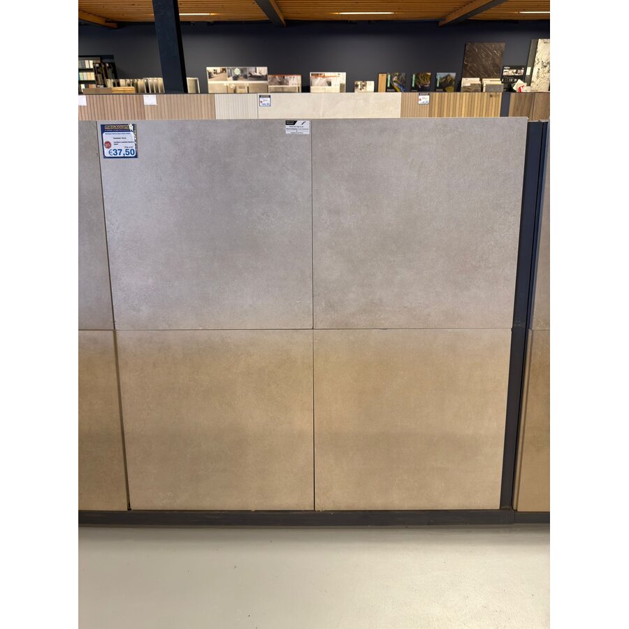 OUTLET vloertegel 9.72m2 Flaminia Space Neutra 90x90