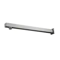 OUTLET Wiesbaden 304-rechte douchearm vierk.muurbevestiging 41 cm RVS