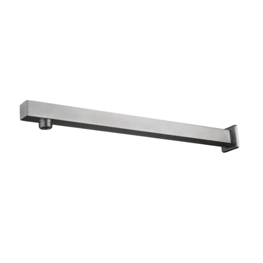 OUTLET Wiesbaden 304-rechte douchearm vierk.muurbevestiging 41 cm RVS