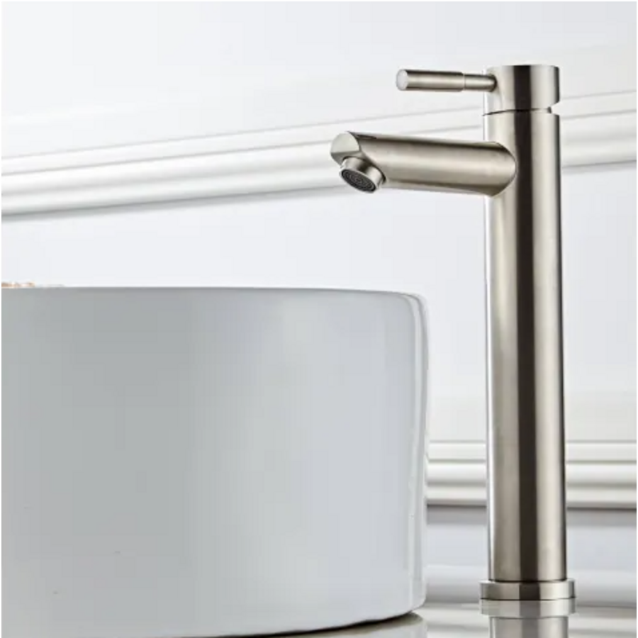 OUTLET Hoge Wastafelkraan BWS Exclusive Eenhendel 304 RVS