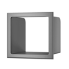 Wiesbaden OUTLET Inzetstuk voor Reserverolhouder Wiesbaden Rocko Inbouw Gunmetal