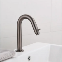 OUTLET Fonteinkraan BWS Iron Hoog Gebogen Gunmetal