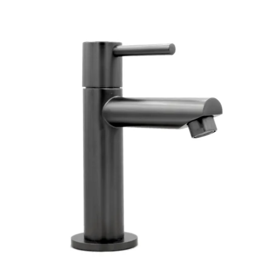 OUTLET Toiletkraan Best Design Moya Uitloop Recht 14 cm 1-hendel Gunmetal