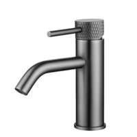 OUTLET Wastafelkraan Wiesbaden Ribbd Opbouw Mengkraan Gunmetal