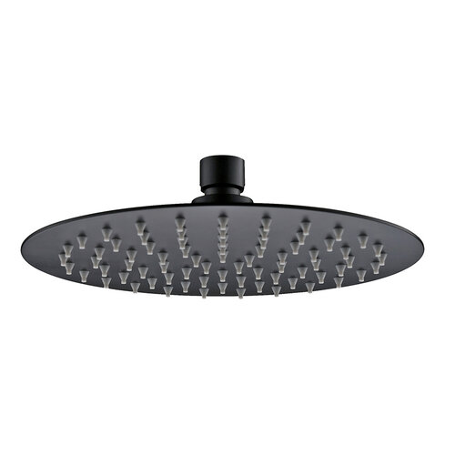 OUTLET Hoofddouche 20cm Mat Zwart Messing 