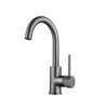 Wiesbaden OUTLET Wastafelkraan Wiesbaden Ribbd Opbouw Met Draaibare Uitloop Gunmetal