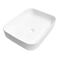OUTLET Waskom San Parma 50 x 40 cm Keramiek Glans Wit