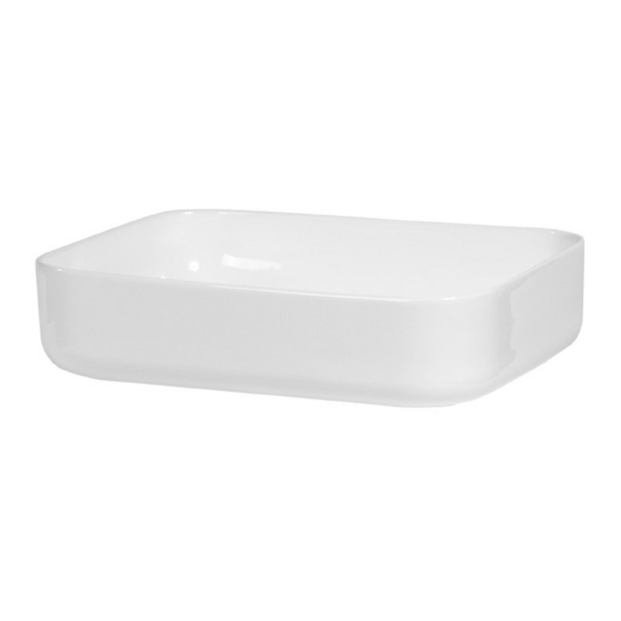OUTLET Waskom San Parma 50 x 40 cm Keramiek Glans Wit