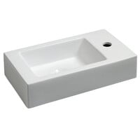 OUTLET Wiesbaden Rhea fontein rechts 455x260x120 wit