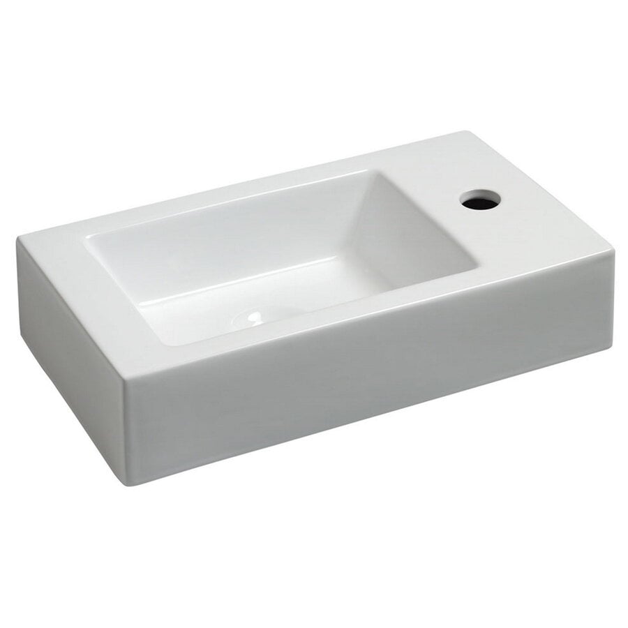 OUTLET Wiesbaden Rhea fontein rechts 455x260x120 wit