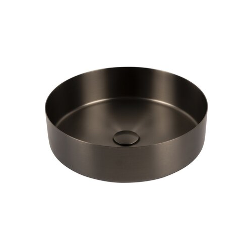 OUTLET Waskom AquaSplash Industrial 40 cm met PVD Coating Gunmetal 