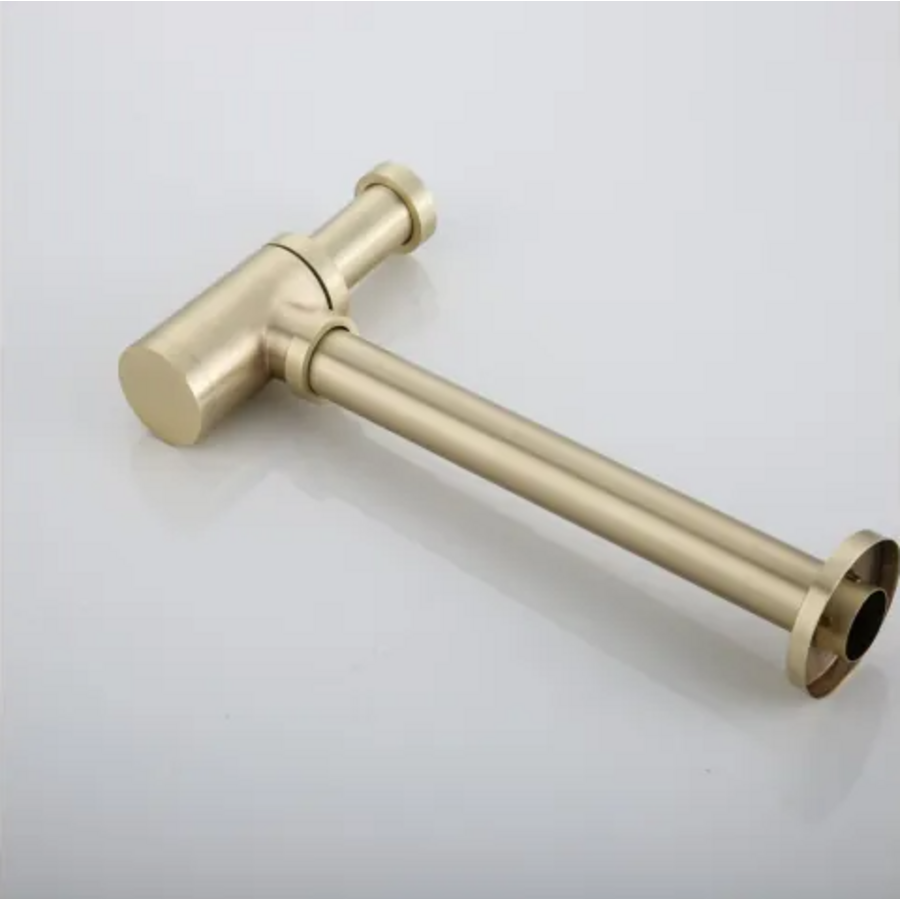 OUTLET Sifon BWS Gold Geborsteld Messing Mat Goud