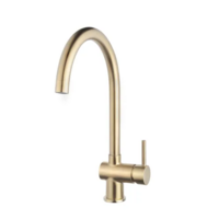 OUTLET Keukenmengkraan Wiesbaden Caral Geborsteld Messing Goud PVD Coating