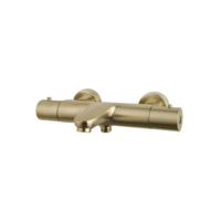 OUTLET Opbouw Badthermostaat Wiesbaden Caral Geborsteld Messing Goud