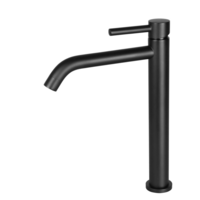 OUTLET Differnz Wastafelkraan | Hoog Gebogen | Mat Zwart
