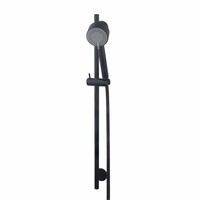 OUTLET Glijstangset Wiesbaden Cadans Luxe Compleet Met Handdouche En Doucheslang Zwart