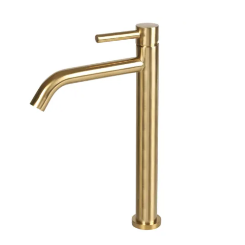 OUTLET Wastafelmengkraan Differnz Hoog Gebogen Goud 
