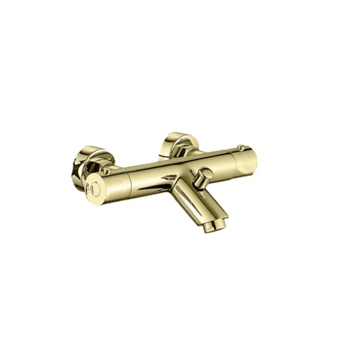 OUTLET Opbouw Badkraan Best Design Nancy Thermostaat 1/2 inch Mat Goud 