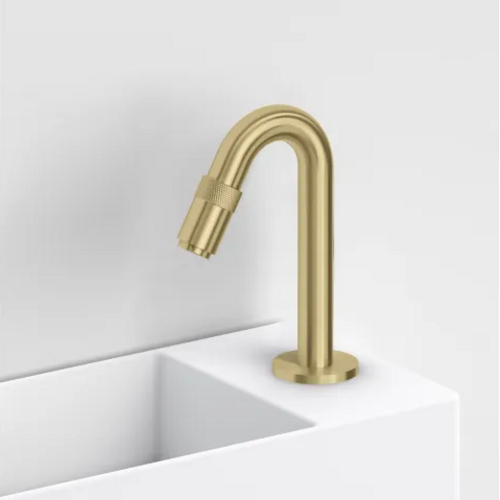 OUTLET Fonteinkraan Clou Freddo 9 Geborsteld Goud PVD 
