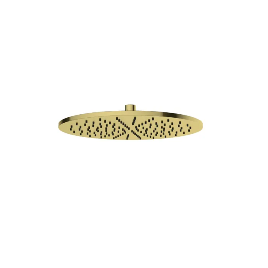 OUTLET Luxe Hoofddouche Wiesbaden Rond 30 cm Geborsteld Messing Goud