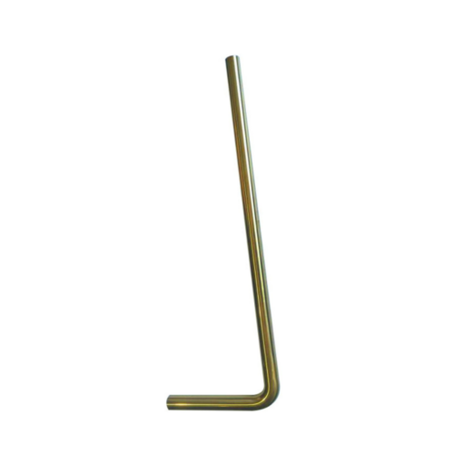 OUTLET Vloerbuis Wiesbaden 75x22 cm Geborsteld Messing Goud 