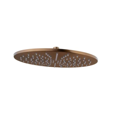 OUTLET Hoofddouche Wiesbaden Caral Rond 25 x 0,8 cm Geborsteld Brons Koper 