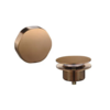OUTLET Knop/plug Badoverloop Wiesbaden Geborsteld Brons Koper