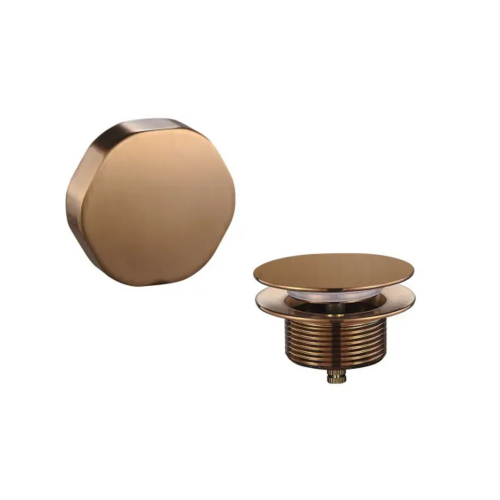 OUTLET Knop/plug Badoverloop Wiesbaden Geborsteld Brons Koper 