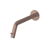Hotbath OUTLET Fonteinkraan Inbouw Hotbath Cobber 1-knop gebogen 18.6 cm Inkortbaar Geborsteld Koper PVD