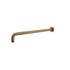 Wiesbaden OUTLET Douchearm Rond Gebogen Caral Wiesbaden Muurbevestiging 45 cm Geborsteld Brons Koper
