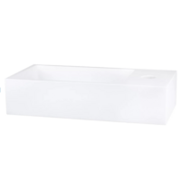OUTLET Fonteinset Differnz Mix En Match Keramiek 36x18.5x9 cm Wit KOPER
