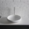 OUTLET Opbouw Waskom Ideavit Solidego 40x11,2 cm Solid Surface Mat Wit